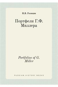 Portfolios of G. Miller