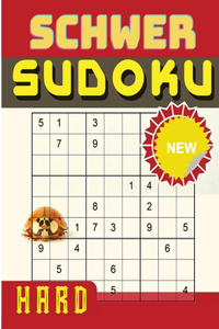 Schweres Sudoku-Rätselbuch für Erwachsene
