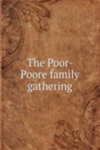 Poor-Poore family gathering