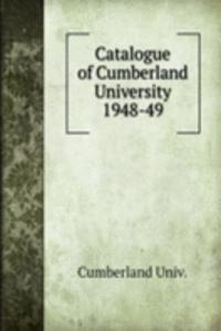 Catalogue of Cumberland University