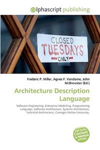Architecture Description Language