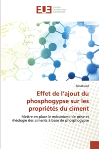 Effet de l'ajout du phosphogypse sur les propriétés du ciment