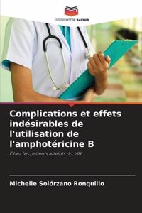 Complications et effets indésirables de l'utilisation de l'amphotéricine B