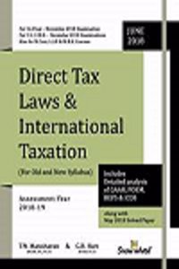 DIRECT TAX LAWS & INTERNATIONAL TAXATION