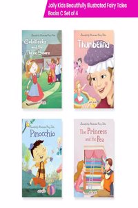 Jolly Kids Beautifully Illustrated Fairy Tales Books C Set of 4 Combo Storytelling Books For Kids Ages 3-8 Years [Paperback] Jolly Kids