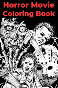 Horror Movie Coloring Book