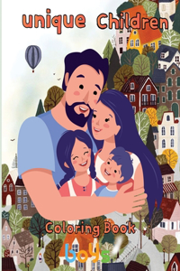 Unique Children Coloring Book boys