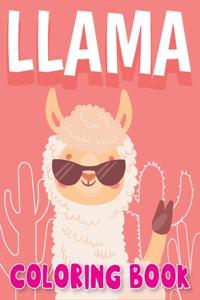 Llama Coloring Book