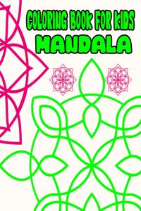 Coloring Book For Kids Mandala