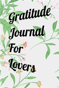 Gratitude Journal For Lovers