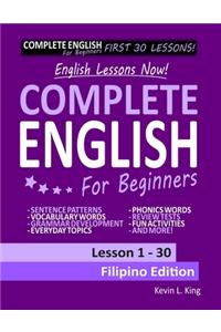 English Lessons Now! Complete English For Beginners Lesson 1 - 30 Filipino Edition