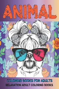 Coloring Books for Adults - Relaxation Adult Coloring Books - Animal