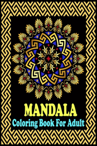 Mandala coloring Book For adult