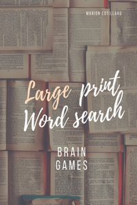 Brain games large print word search