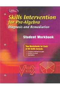 Skills Intervention for Pre-Algebra: Diagnosis and Remediation, Student Workbook