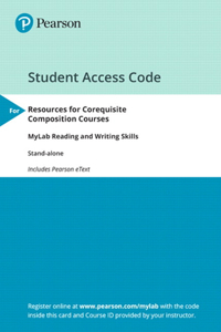 Mylab Reading and Writing Skills -- Access Card -- For Resources for Corequisite Composition Courses