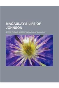 Macaulay's Life of Johnson