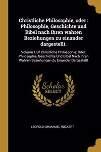 Christliche Philosophie, oder