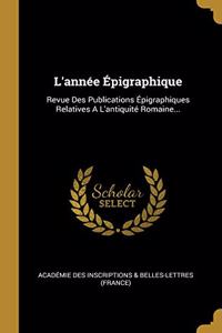 L'année Épigraphique