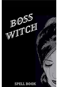 Boss Witch - Blank Lined Notebook
