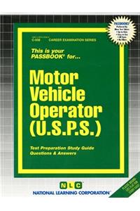 Motor Vehicle Operator (U.S.P.S.)