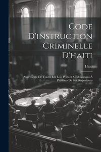 Code D'instruction Criminelle D'haiti