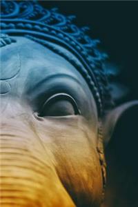 Close-Up View of Ganesha Sculpture Journal
