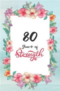 80th Birthday Journal