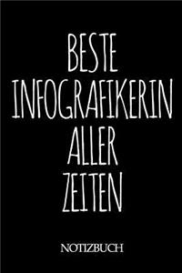 Beste Infografikerin Aller Zeiten Notizbuch