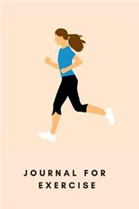 Journal for Exercise: A Food & Workout Diary, New Me Notebook