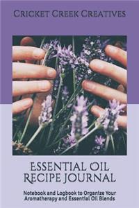 Essential Oil Recipe Journal