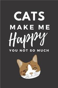 Cats Make Me Happy You Not So Much
