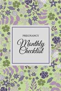 Pregnancy Monthly Checklist