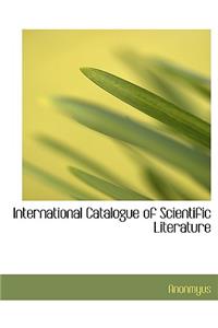 International Catalogue of Scientific Literature