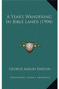 A Year's Wandering in Bible Lands (1904)