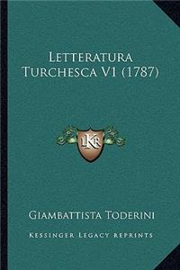 Letteratura Turchesca V1 (1787)