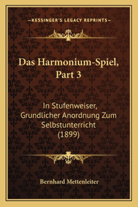 Das Harmonium-Spiel, Part 3