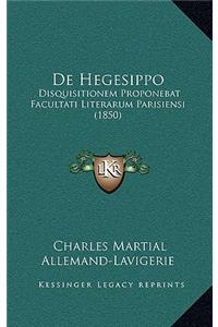 De Hegesippo