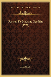 Portrait De Madame Geoffrin (1777)