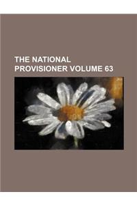 The National Provisioner Volume 63