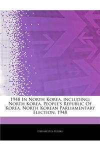 Articles on 1948 in North Korea, Including