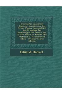 Enumeratio Graminum Japoniae