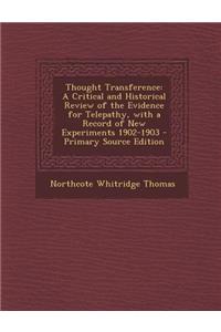 Thought Transference