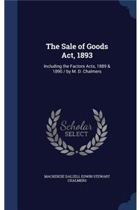 The Sale of Goods ACT, 1893