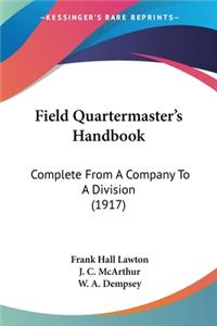 Field Quartermaster's Handbook