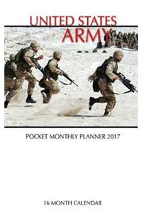 United States Army Pocket Monthly Planner 2017: 16 Month Calendar