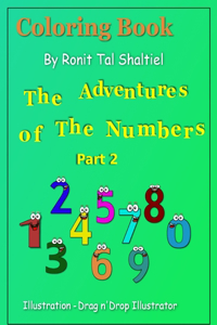 Coloring book - The adventures of the numbers