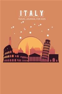 Italy Travel Journal For Kids