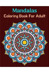 MANDALAS Coloring Book For Adult