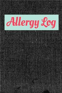 Food Allergies Logbook & Journal